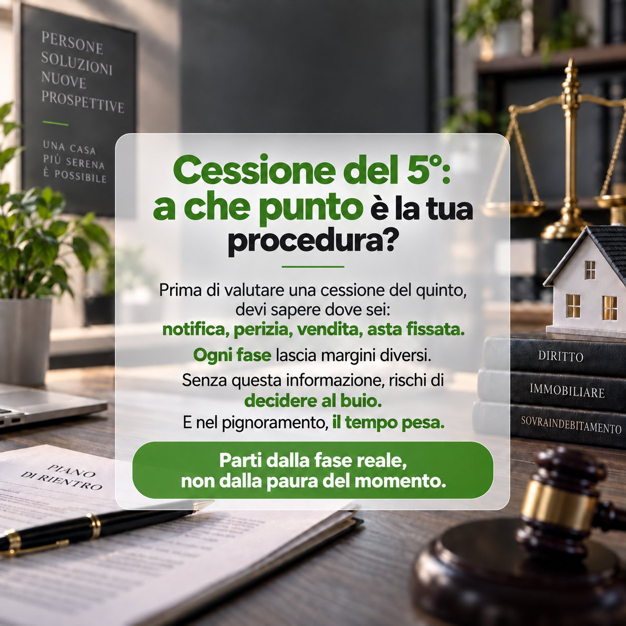 Cessione del quinto quando hai la casa pignorata: perché sembra una via d’uscita ma rischia di peggiorare la tua situazione