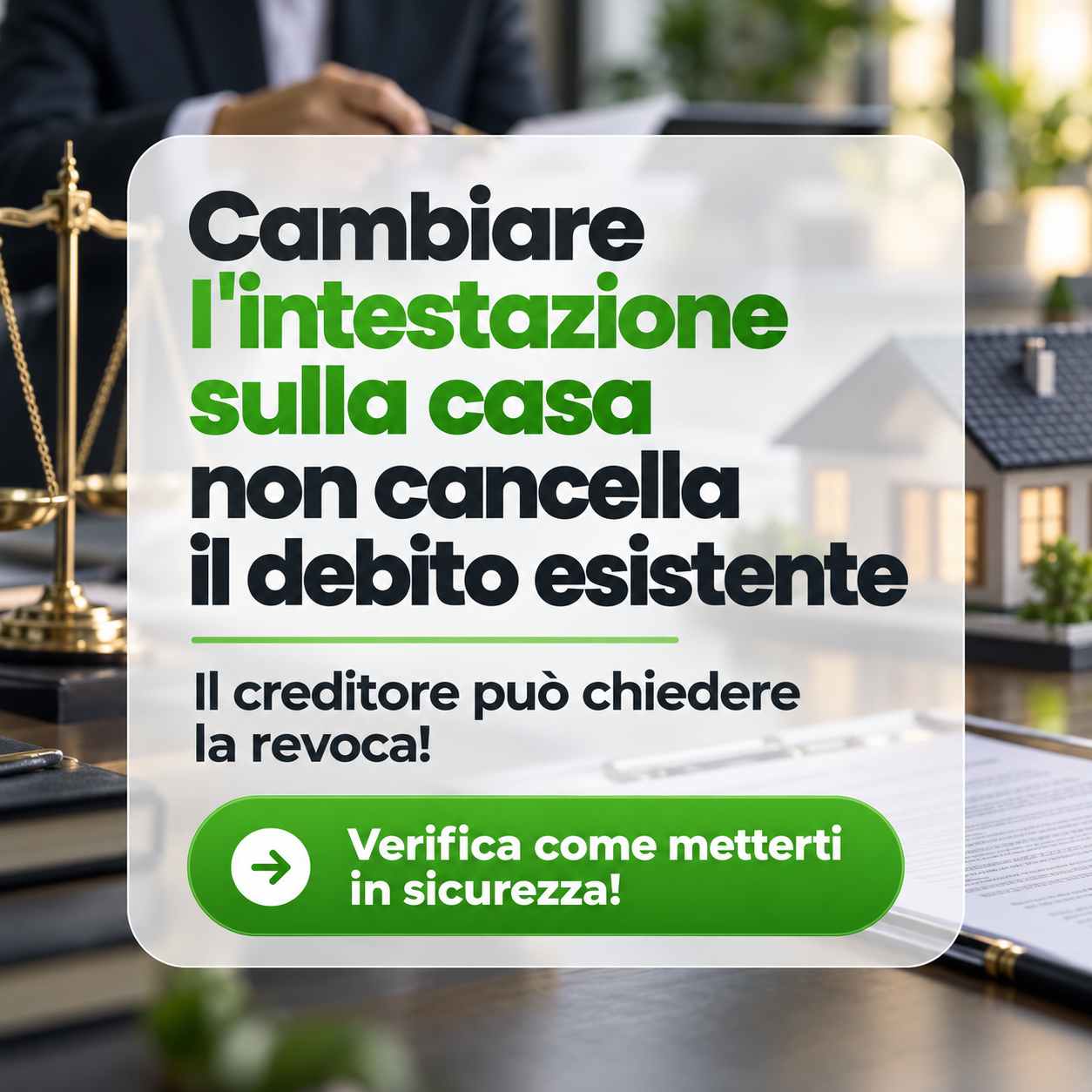 Intestare la casa al figlio o al coniuge per evitare il pignoramento: perché quasi sempre non funziona